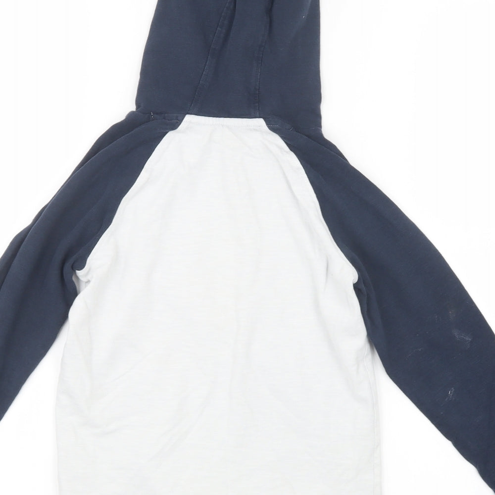 NEXT Boys White   Pullover Hoodie Size 7 Years