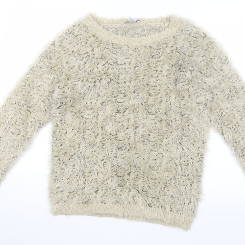 Carmen Womens Gold  Knit Pullover Jumper Size XL