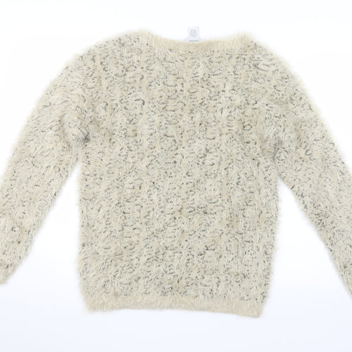 Carmen Womens Gold  Knit Pullover Jumper Size XL