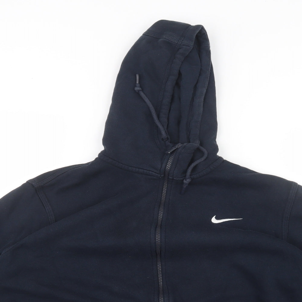 Nike Mens Blue   Full Zip Hoodie Size M