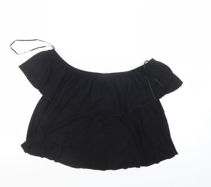 Topshop Womens Black   Basic T-Shirt Size 10