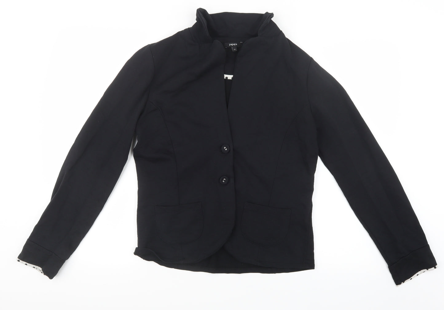 Papaya Womens Black   Jacket  Size 12