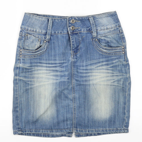 Monday Jeans Womens Beige  Denim Mini Skirt Size 12