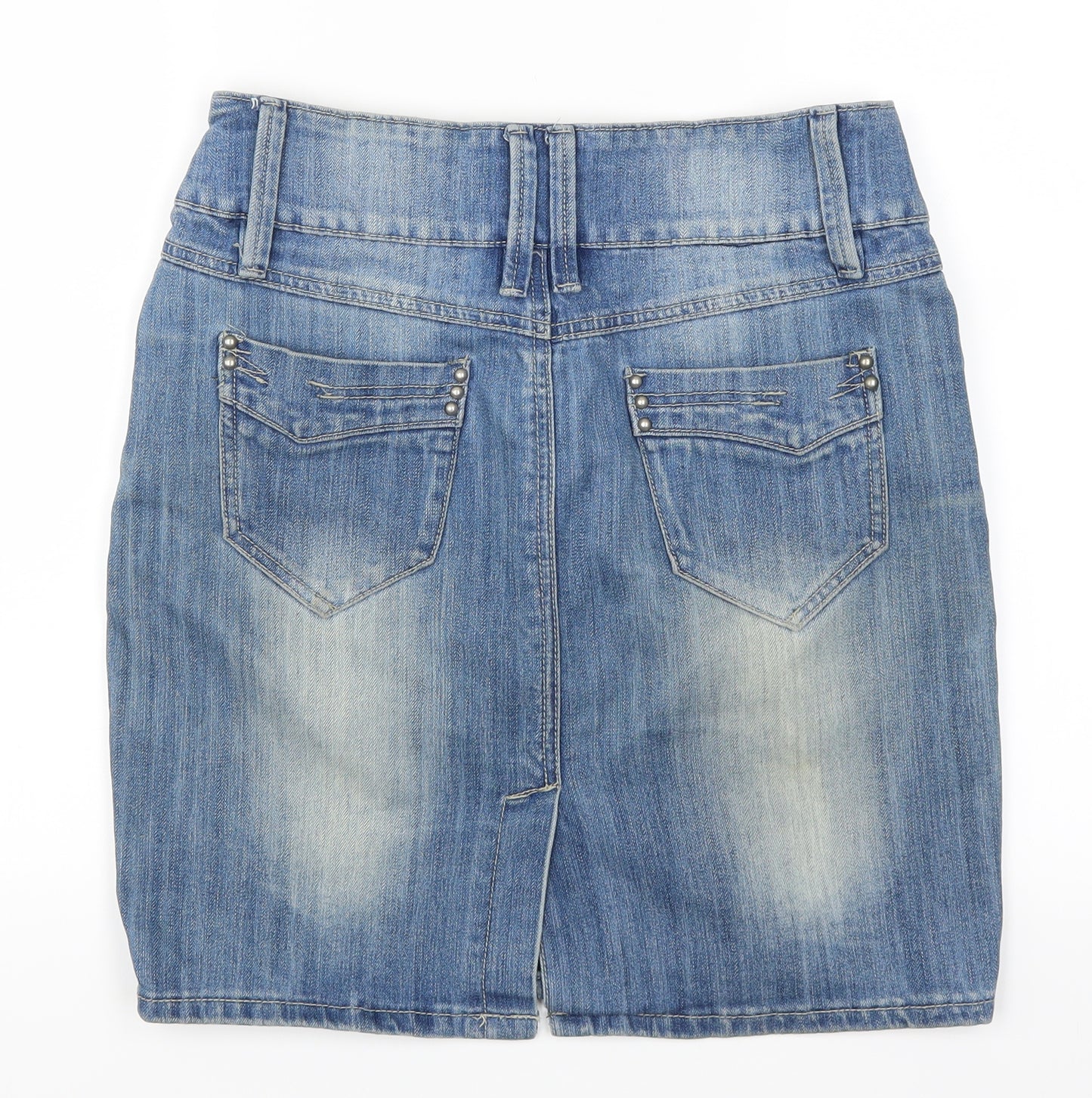 Monday Jeans Womens Beige  Denim Mini Skirt Size 12