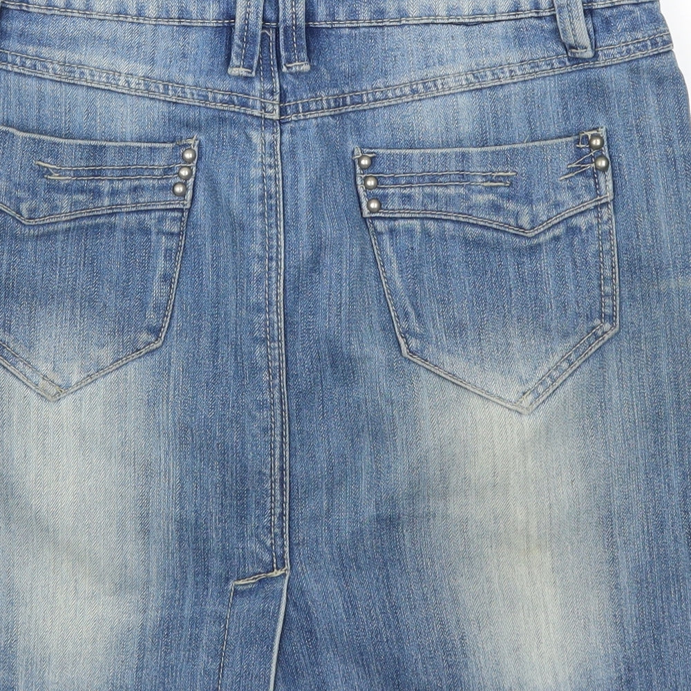 Monday Jeans Womens Beige  Denim Mini Skirt Size 12