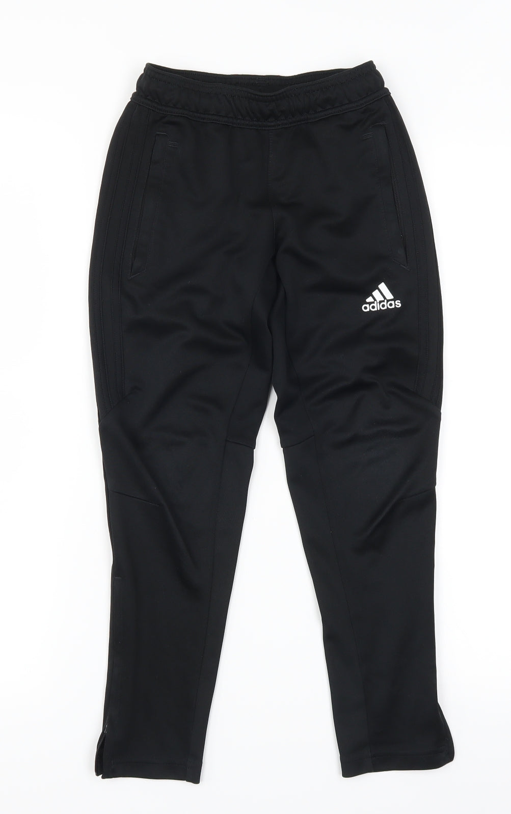 adidas Boys Black   Sweatpants Trousers Size 7-8 Years