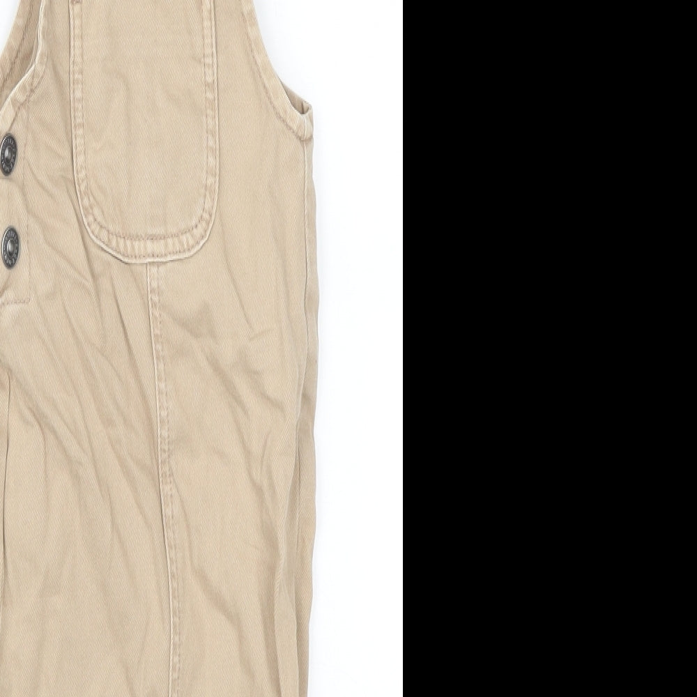 George Boys Beige  Denim Dungaree One-Piece Size 18-24 Months