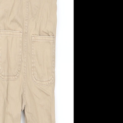 George Boys Beige  Denim Dungaree One-Piece Size 18-24 Months