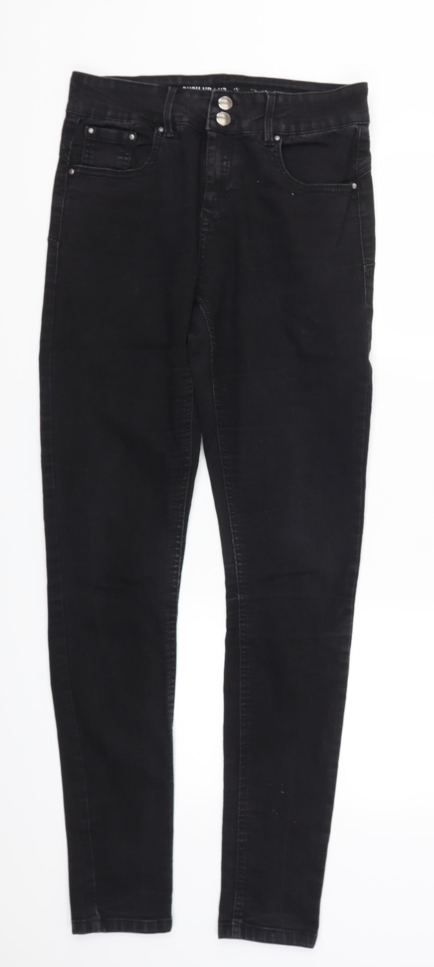 Denim Co Womens Black  Denim Skinny Jeans Size 10 L30 in