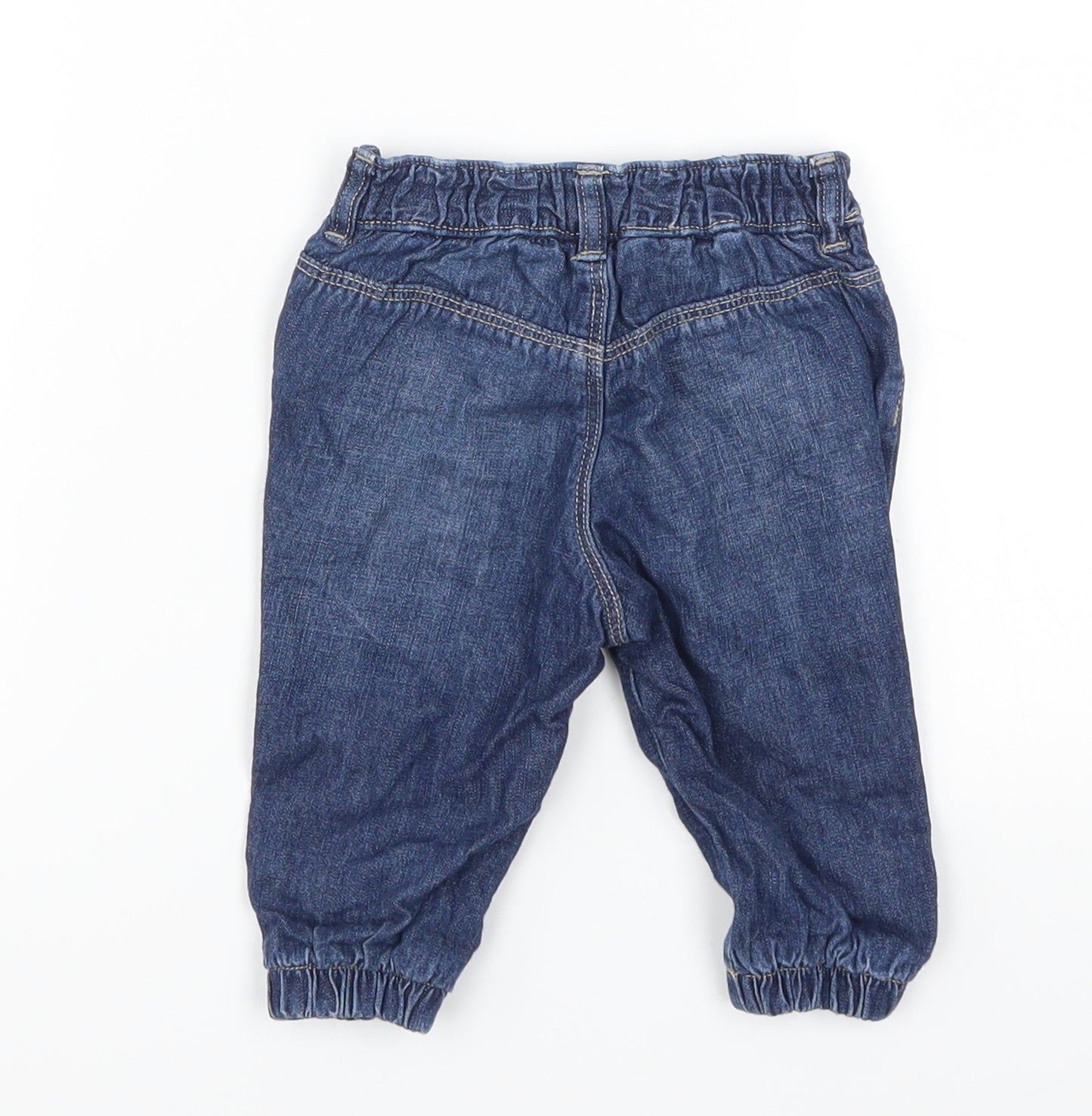 H&M Girls Blue  Denim Capri Jeans Size 3-6 Months