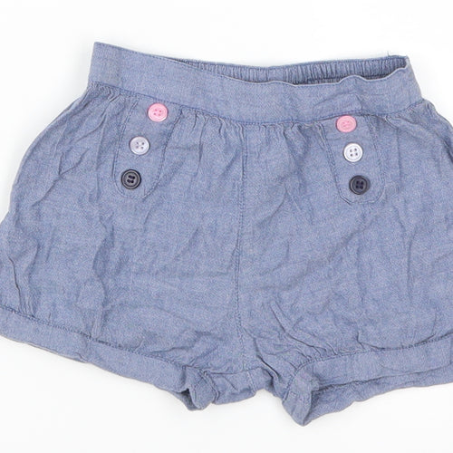 TU Girls Blue  Denim Cropped Trousers Size 12-18 Months