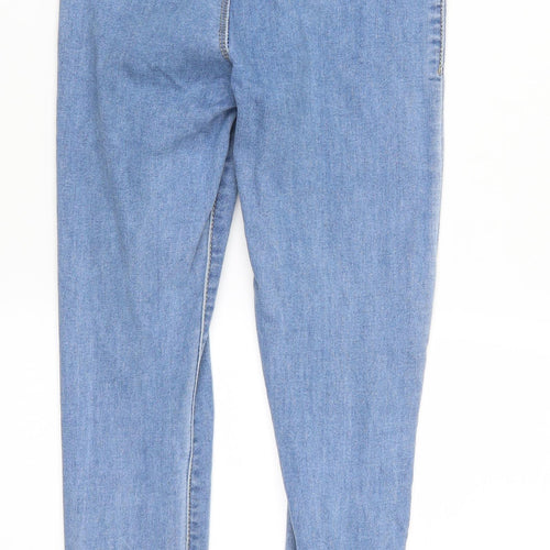 Pretty Little Thing Womens Blue  Denim Skinny Jeans Size 6 L27 in