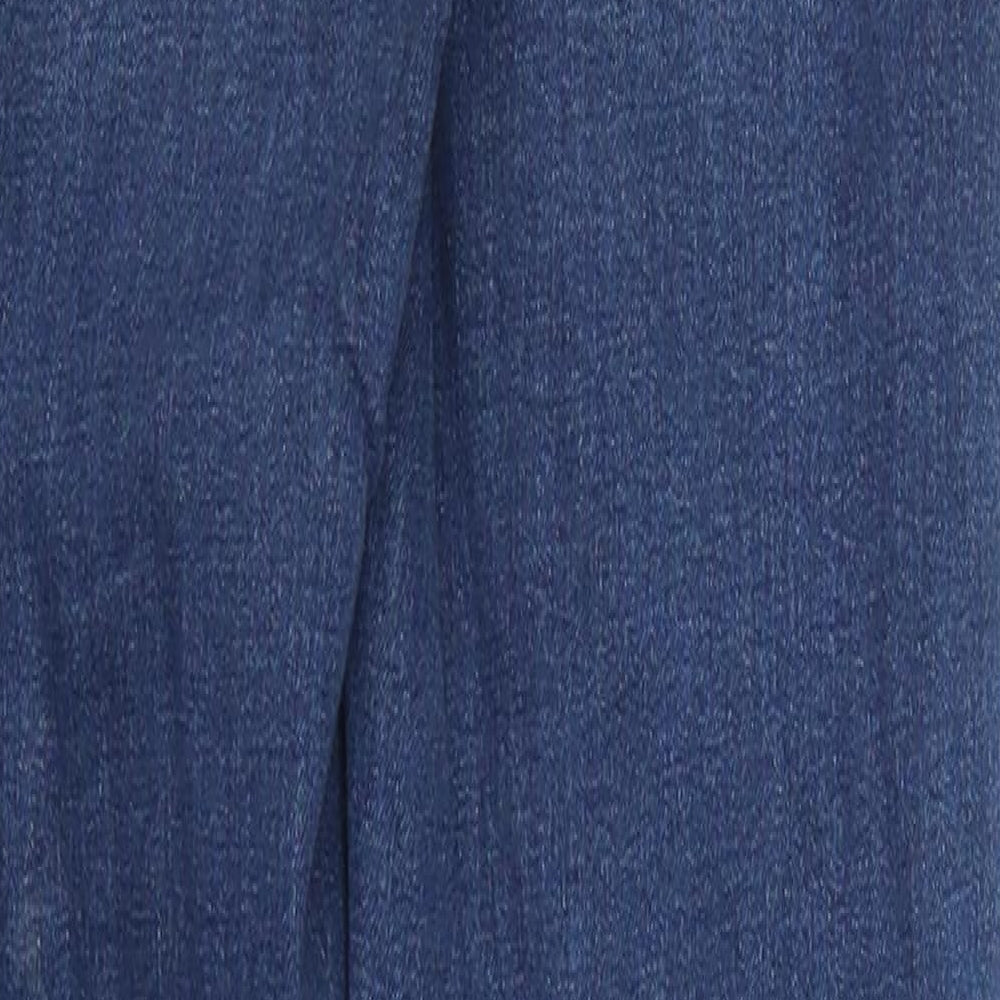 Topshop Womens Blue  Denim Skinny Jeans Size 25 in L28 in