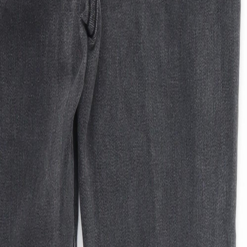 Pretty Little Thing Womens Grey  Denim Skinny Jeans Size 6 L27 in