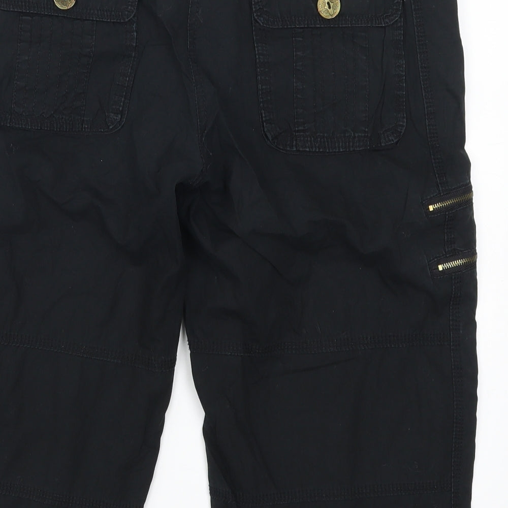 Select Womens Black   Cropped Trousers Size 14