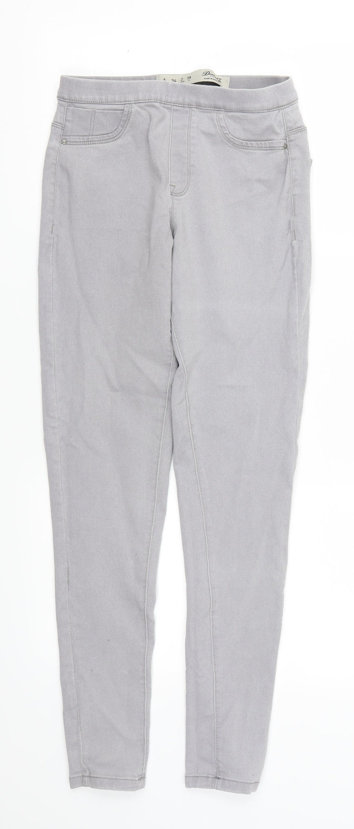 Denim Co Womens Grey Denim Jegging Jeans Size 6 L28 in