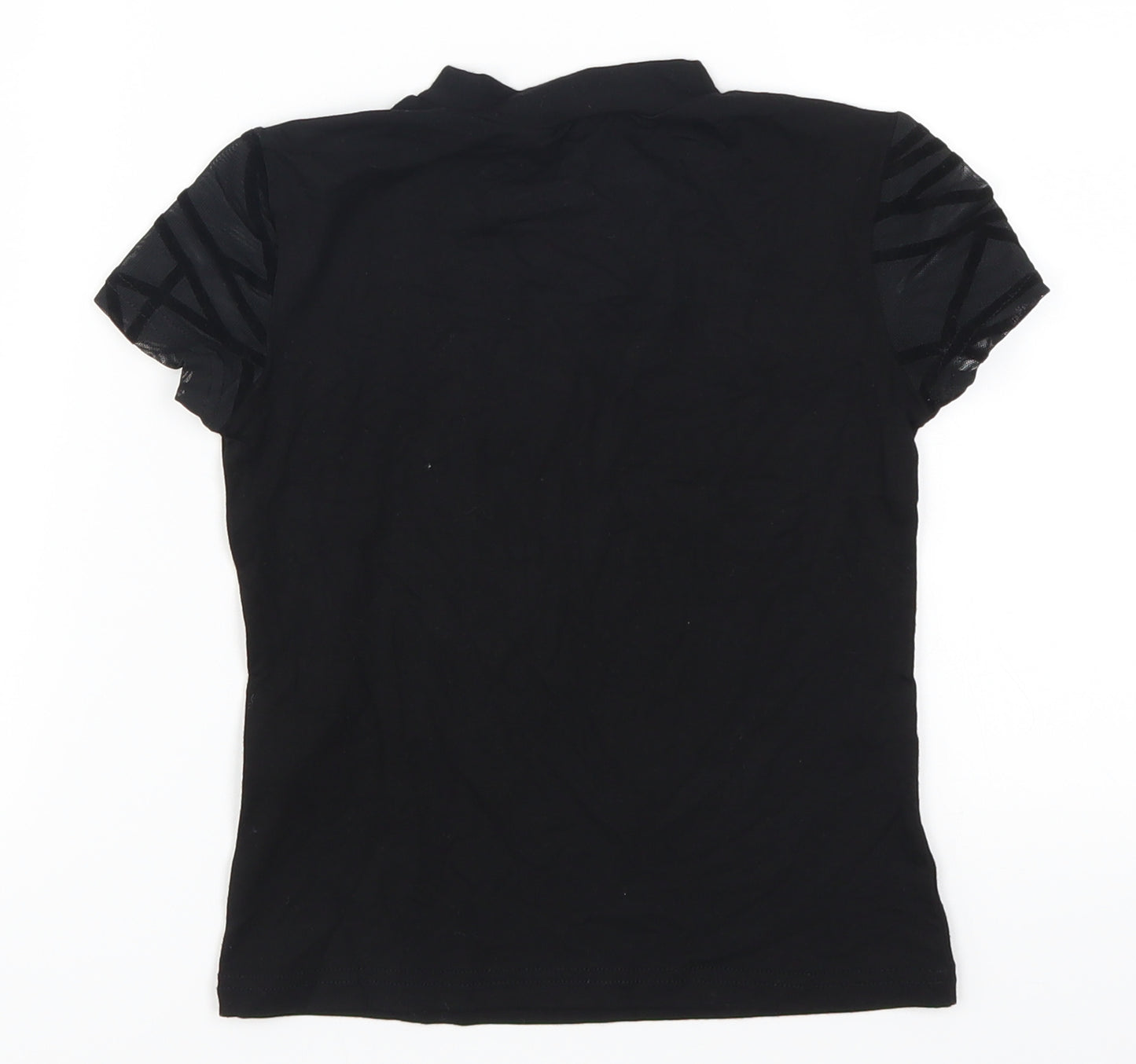 SheIn Girls Black   Basic T-Shirt Size 8 Years