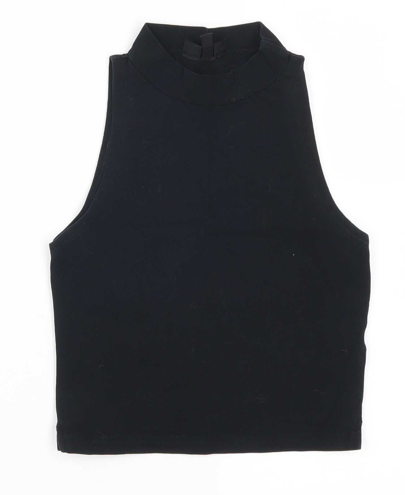 Topshop Womens Black   Cropped Tank Size 6