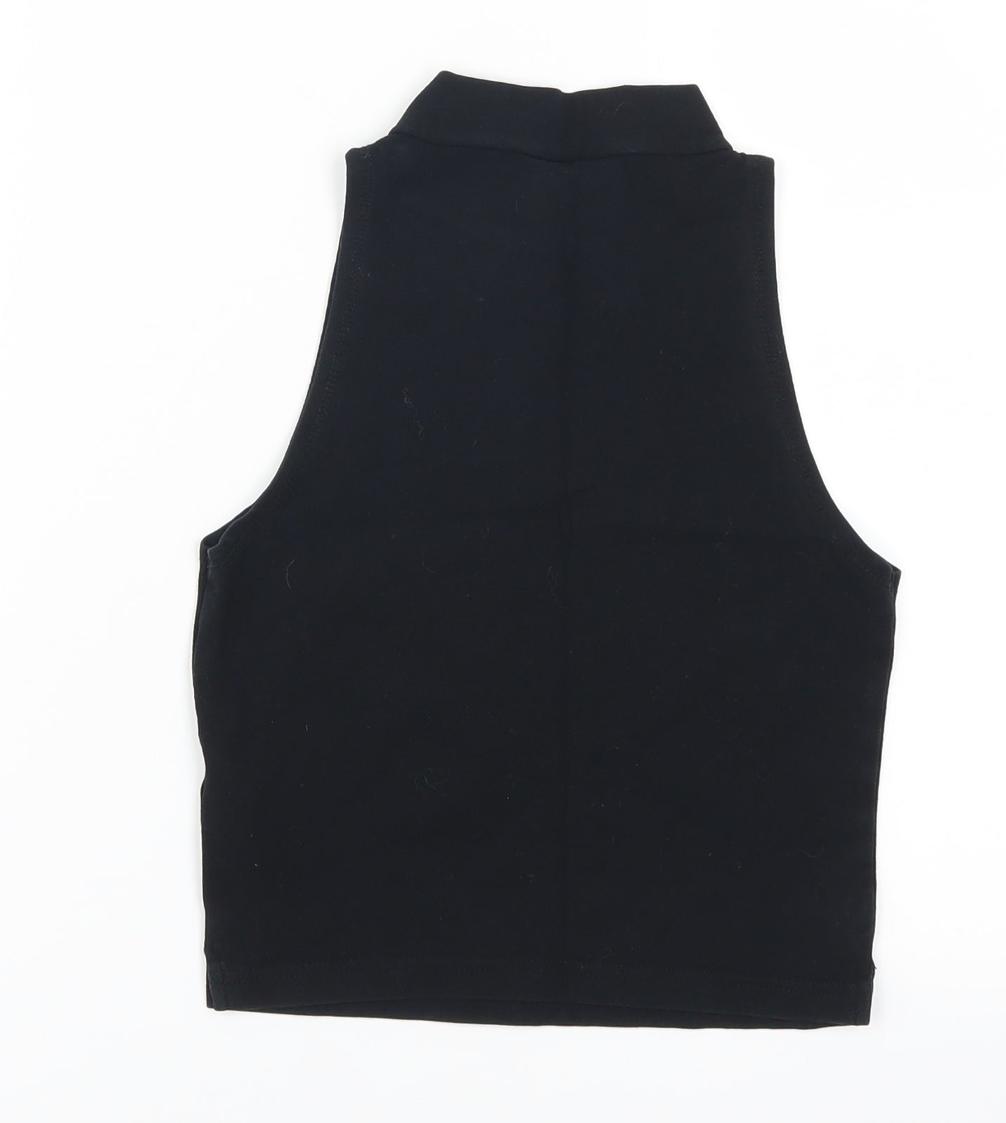 Topshop Womens Black   Cropped Tank Size 6