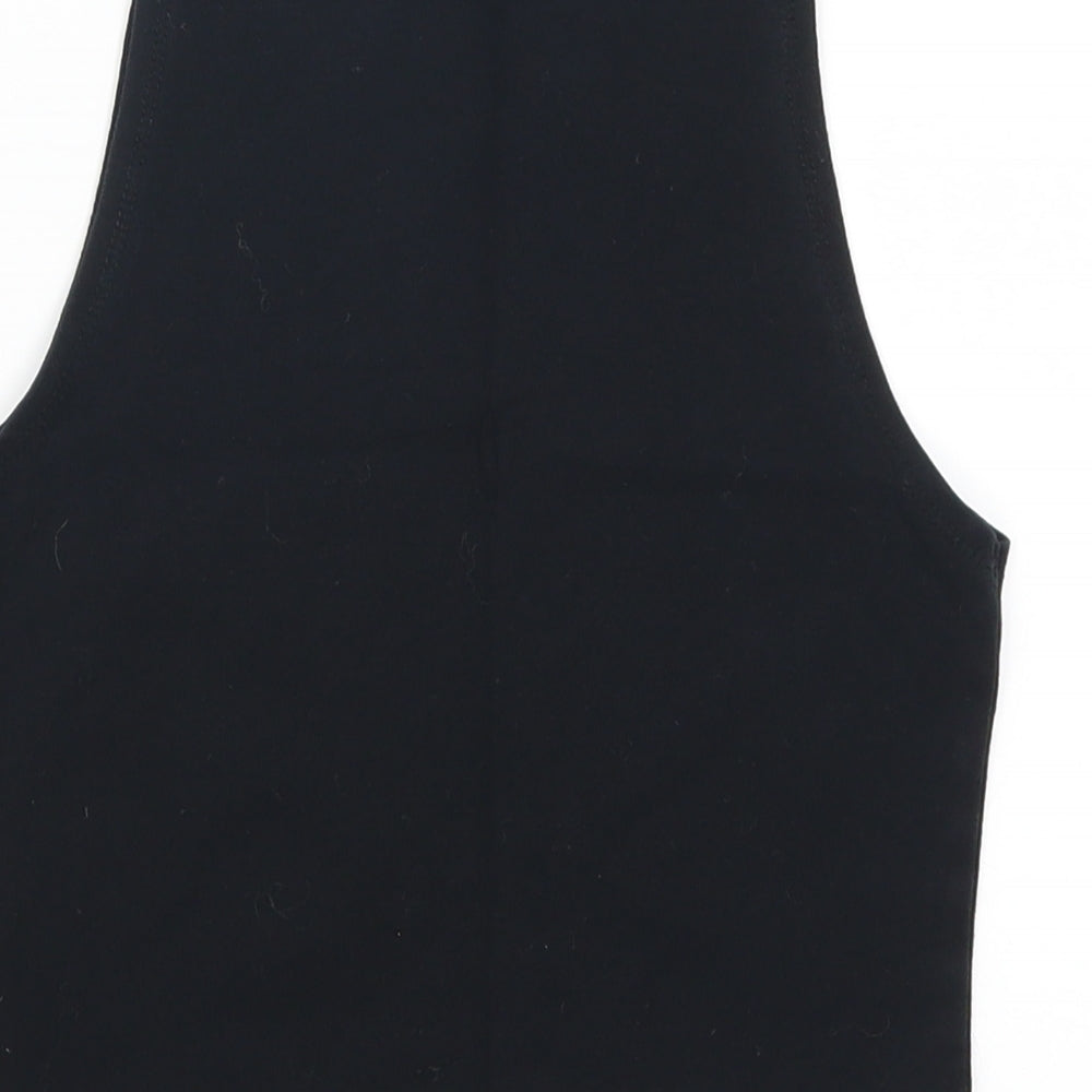 Topshop Womens Black   Cropped Tank Size 6