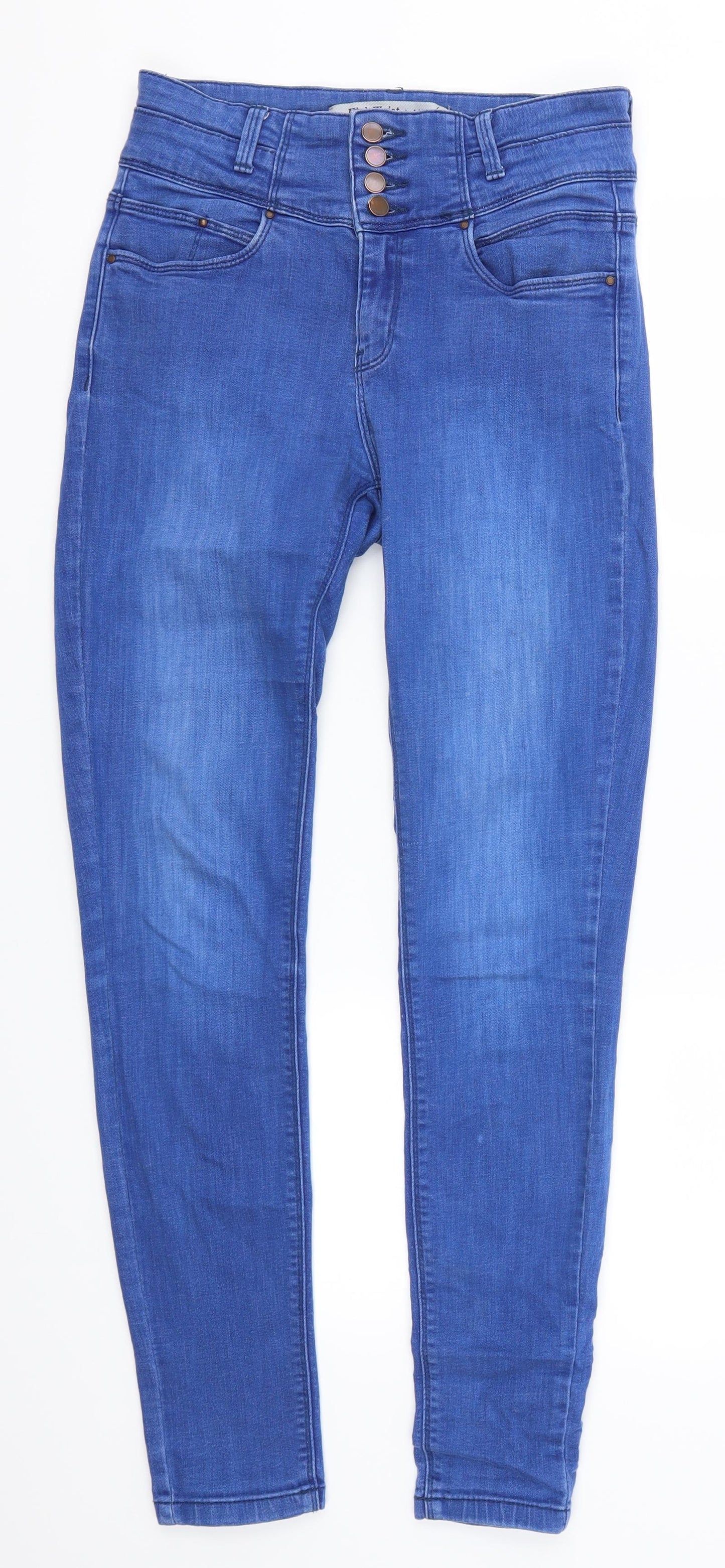 New Look Womens Blue  Denim Skinny Jeans Size 10 L30 in