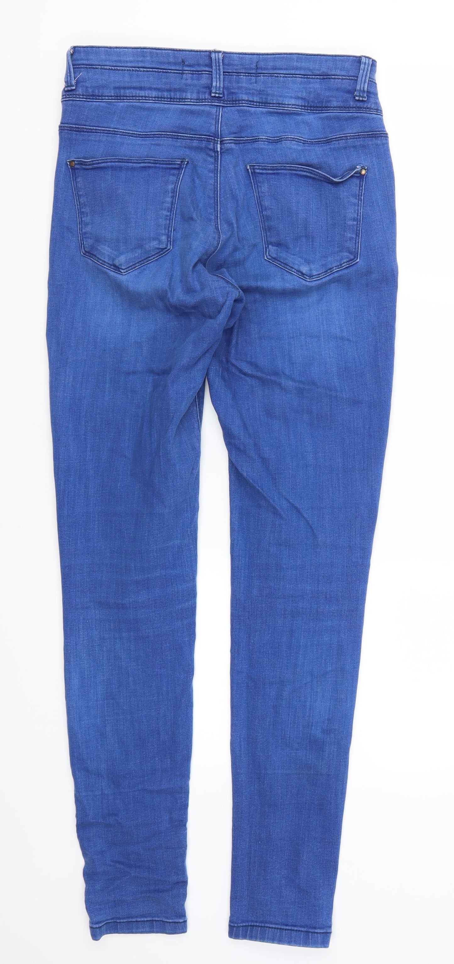 New Look Womens Blue  Denim Skinny Jeans Size 10 L30 in