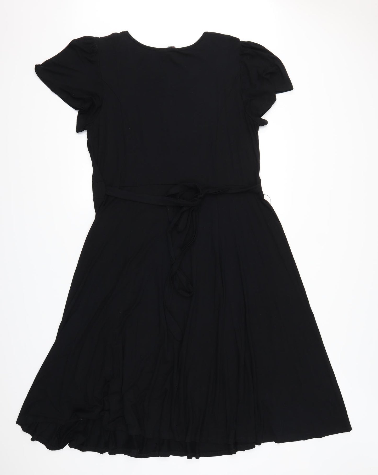 Yours Womens Black   Skater Dress  Size 24