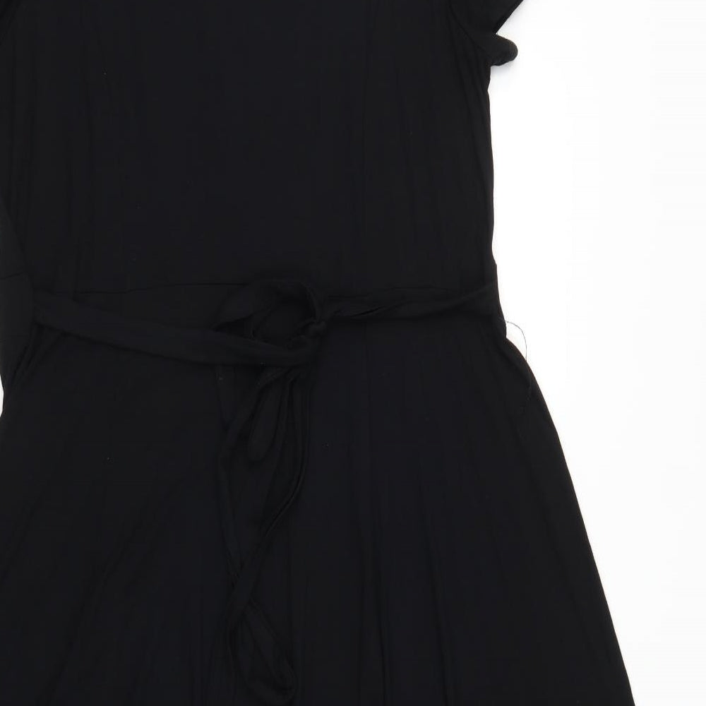 Yours Womens Black   Skater Dress  Size 24