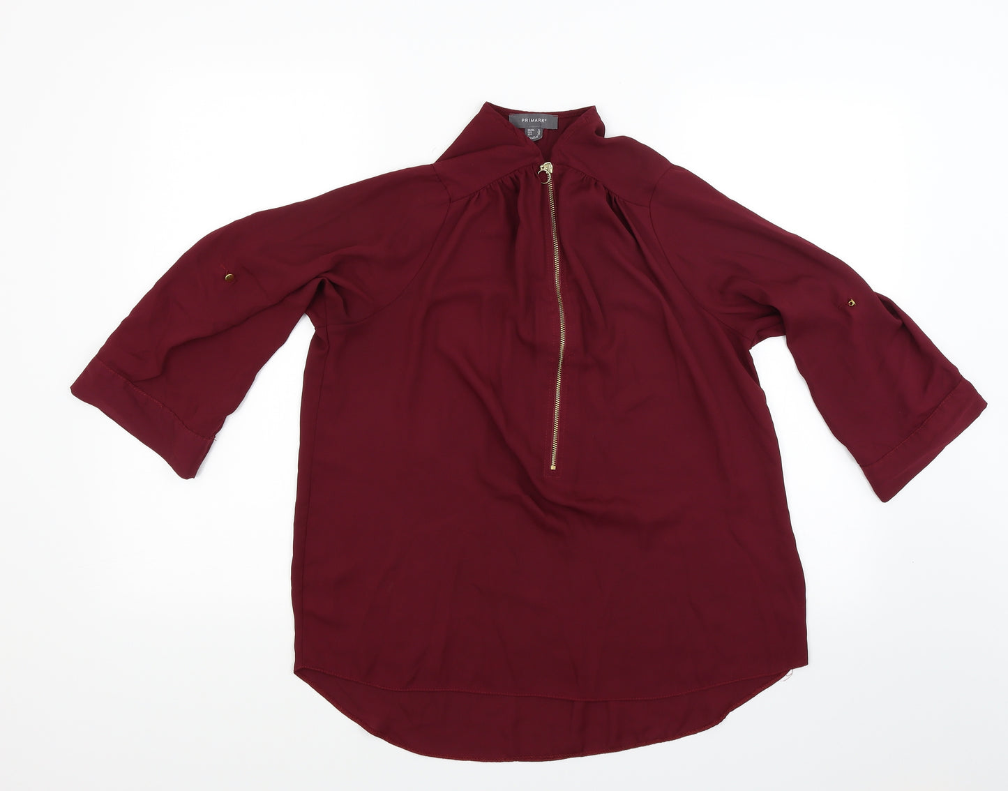 Primark Womens Red   Basic Blouse Size 14