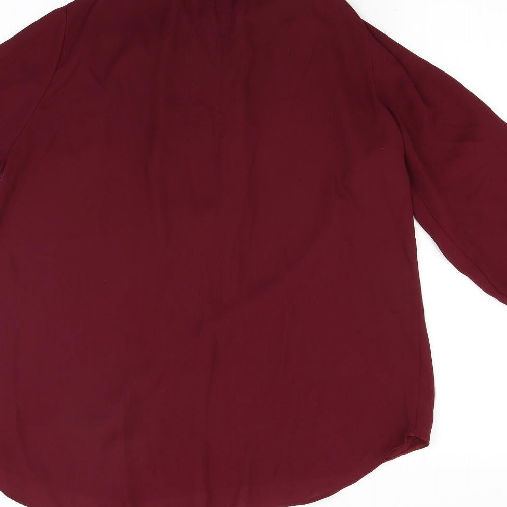 Primark Womens Red   Basic Blouse Size 14