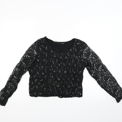 Preworn Womens Black   Pullover Jumper Size M