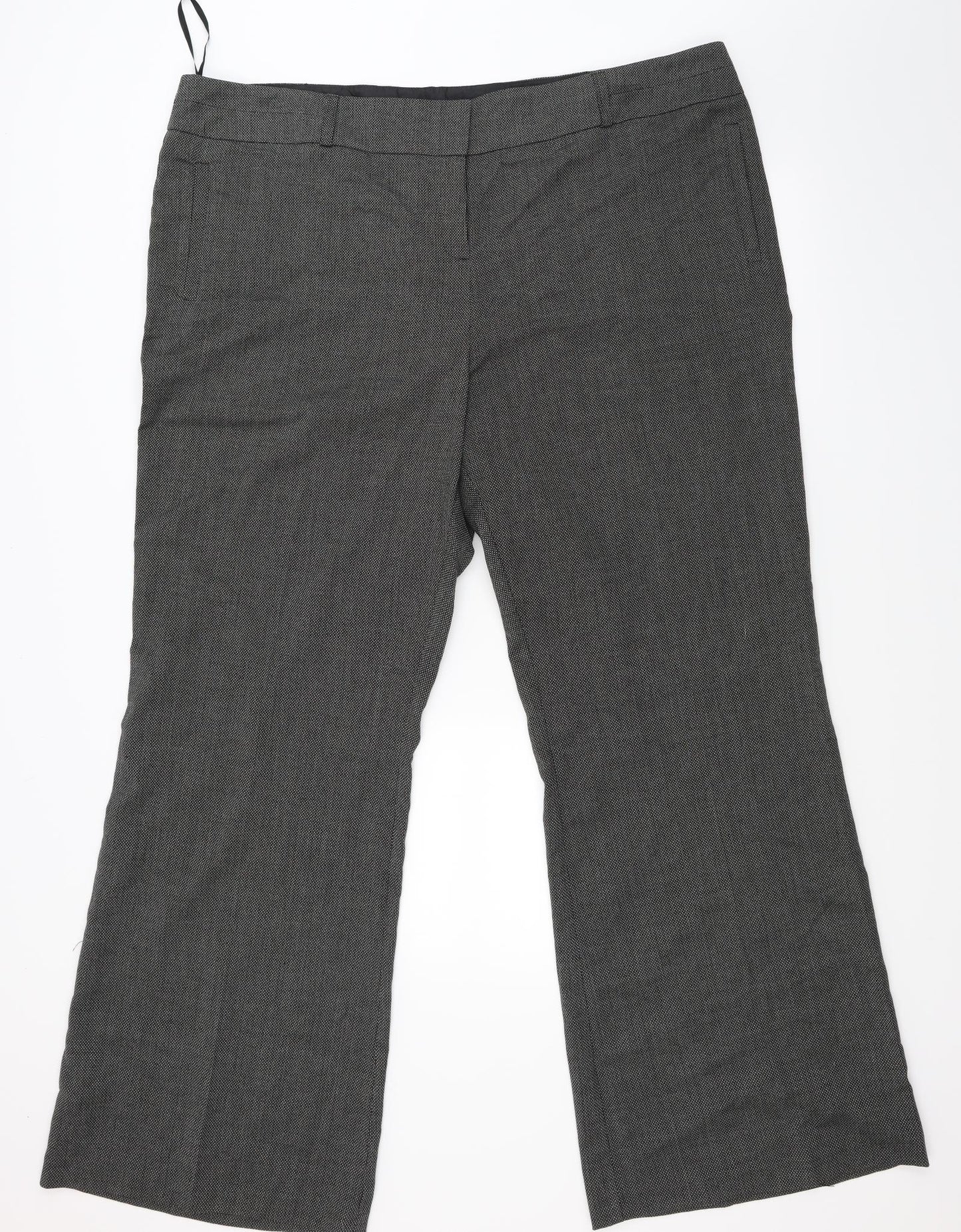 George Womens Grey   Trousers  Size 24 L30 in