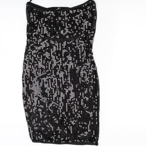 Aftershock Womens Black   Bodycon  Size XS