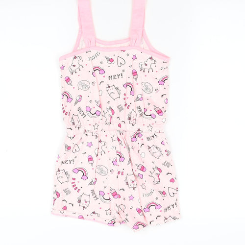 George Girls Pink   Shorts One-Piece Size 6-7 Years