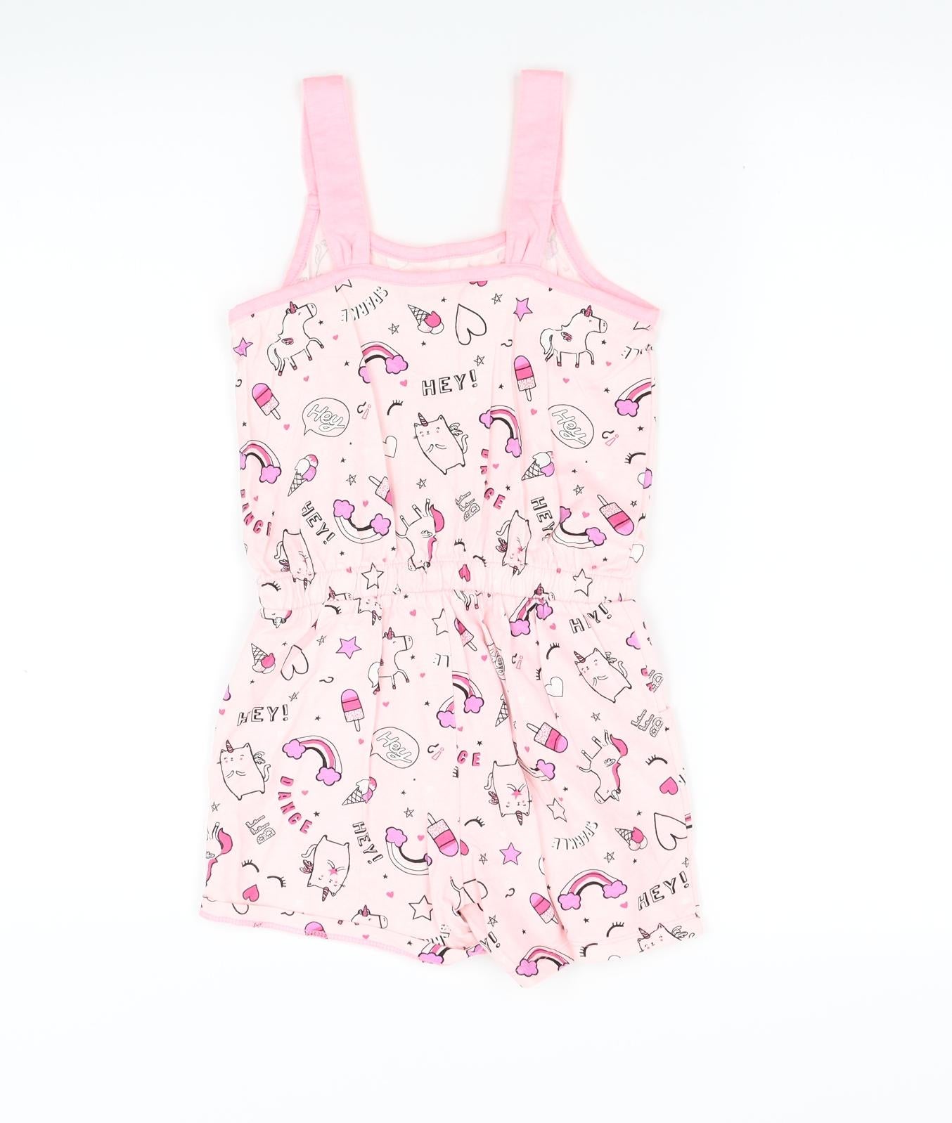 George Girls Pink   Shorts One-Piece Size 6-7 Years