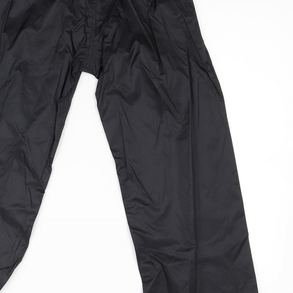 Trespass Boys Black   Rain Trousers Trousers Size 7-8 Years