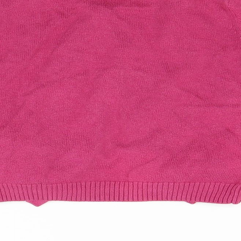 Nut meg Girls Red  Knit Cardigan Jumper Size 2-3 Years