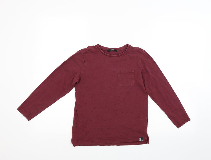 George Boys Red Basic Polo Size 8-9 Years