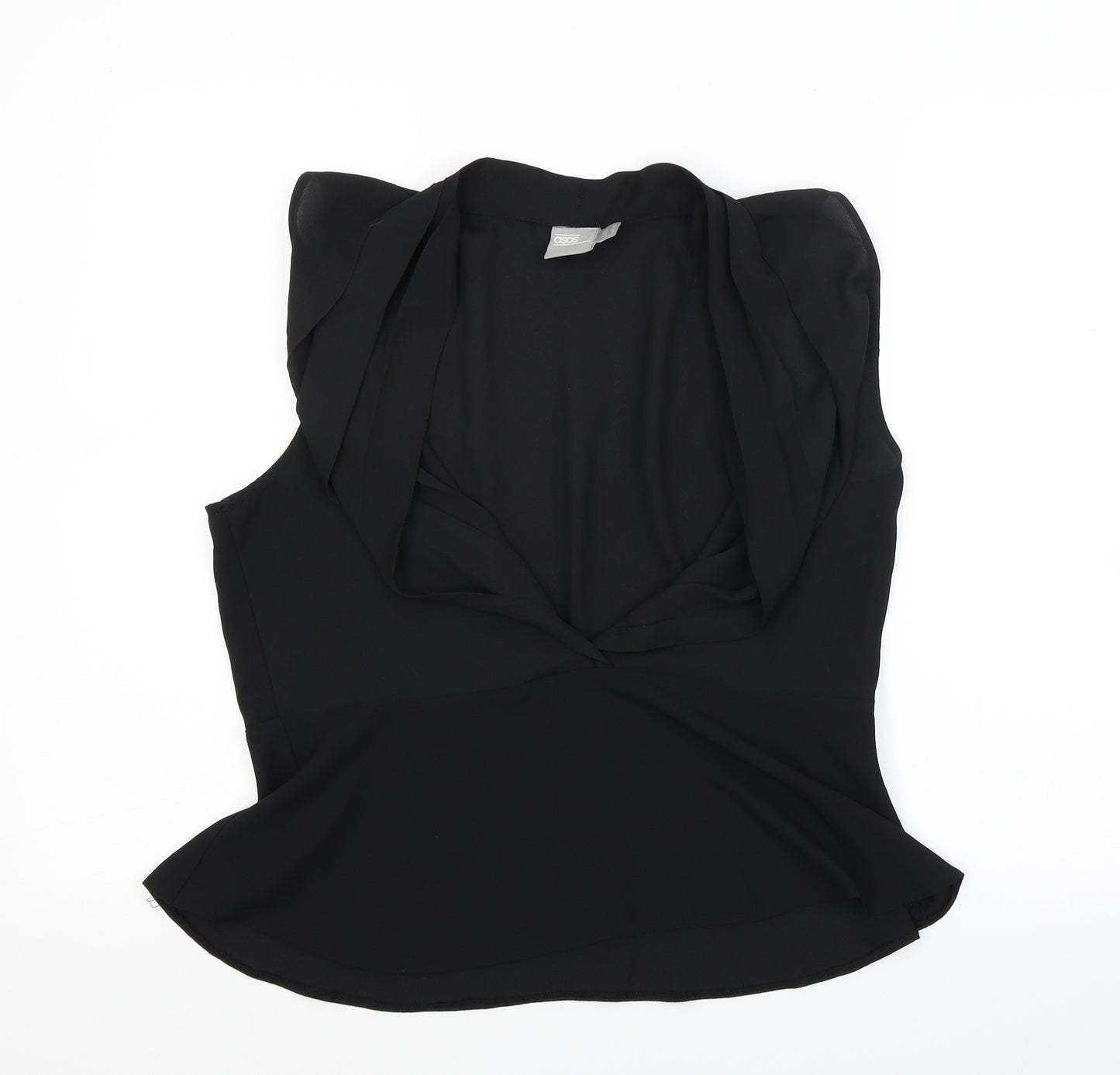 ASOS Womens Black   Basic Blouse Size 12