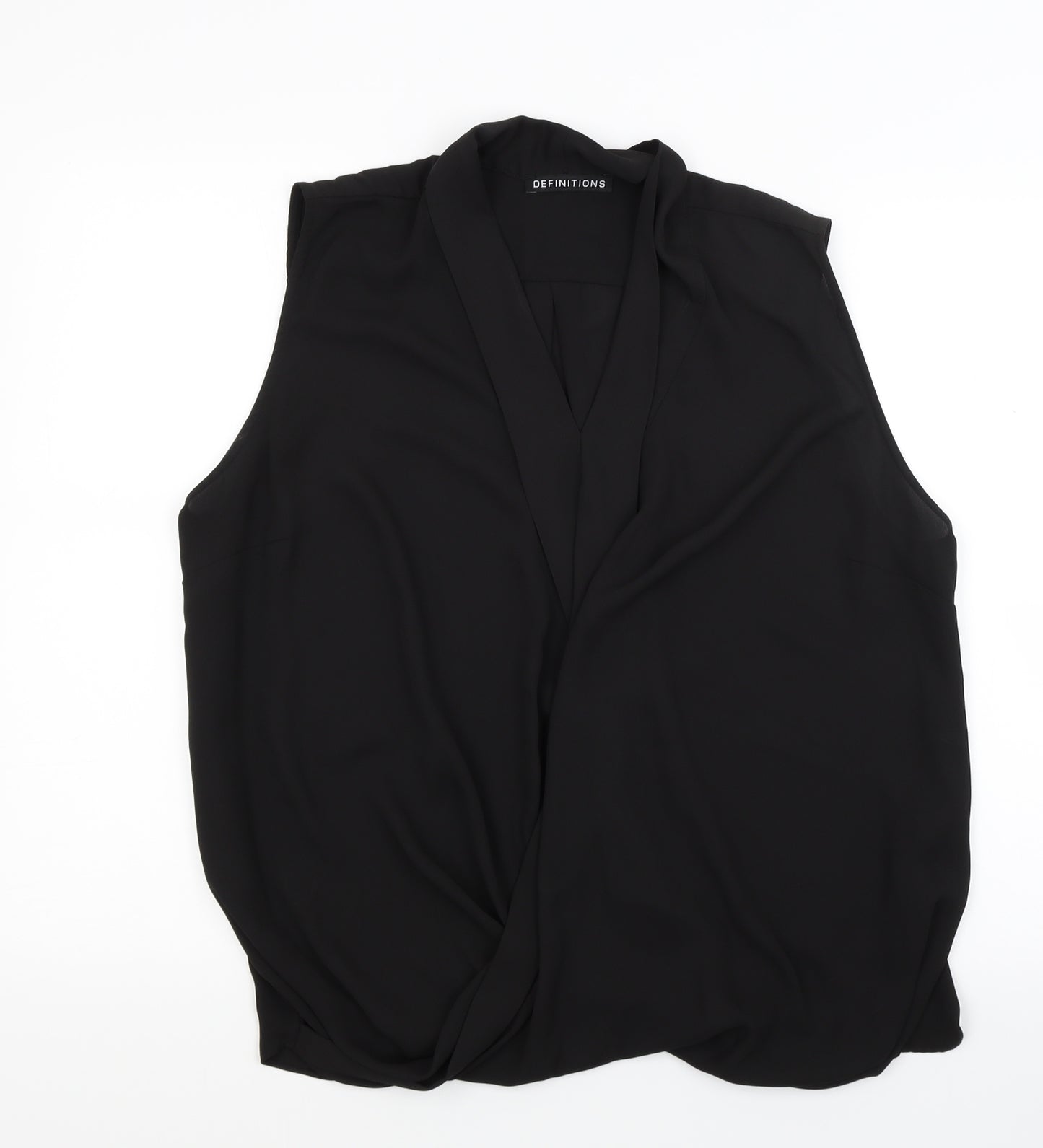 Definitions Womens Black   Basic Blouse Size 18