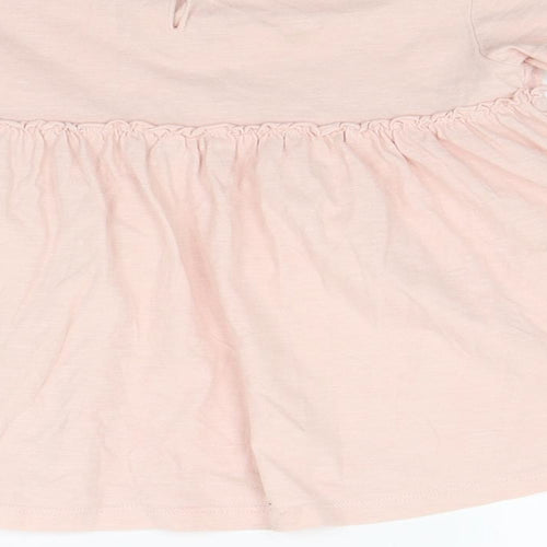 George Girls Pink Floral  Tunic T-Shirt Size 7 Years