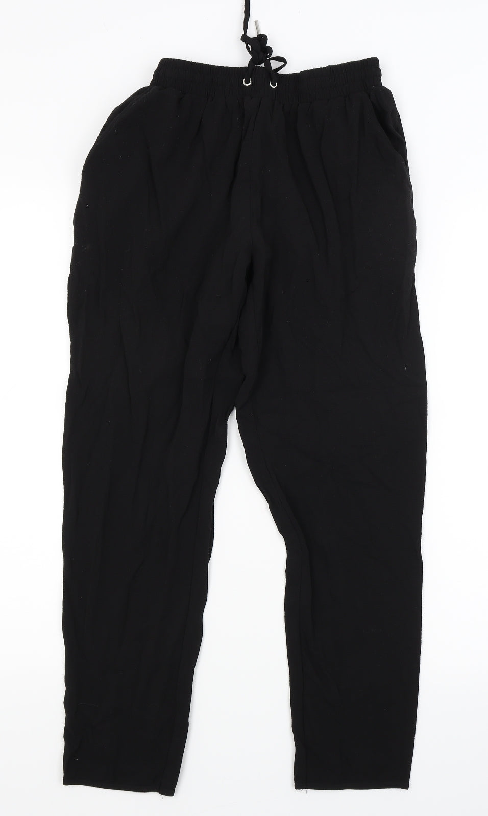 New Look Womens Black   Jogger Trousers Size 6 L24.5 in