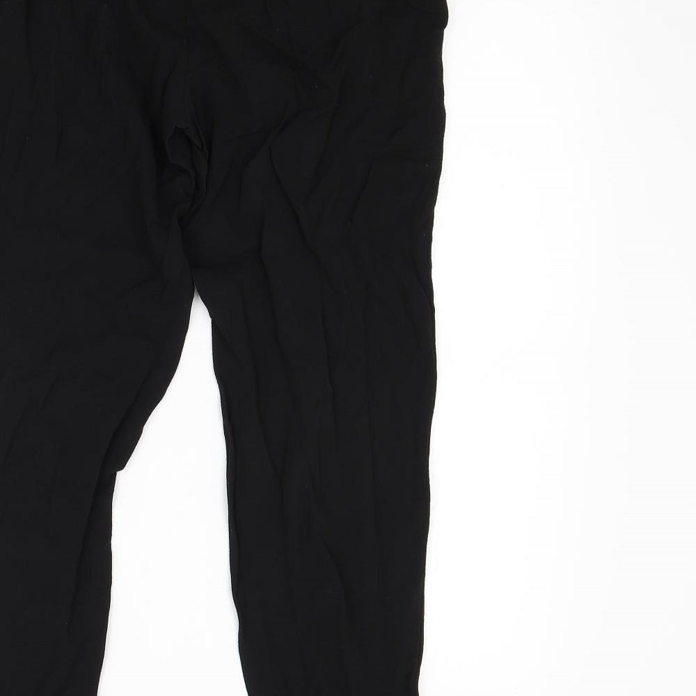 New Look Womens Black   Jogger Trousers Size 6 L24.5 in