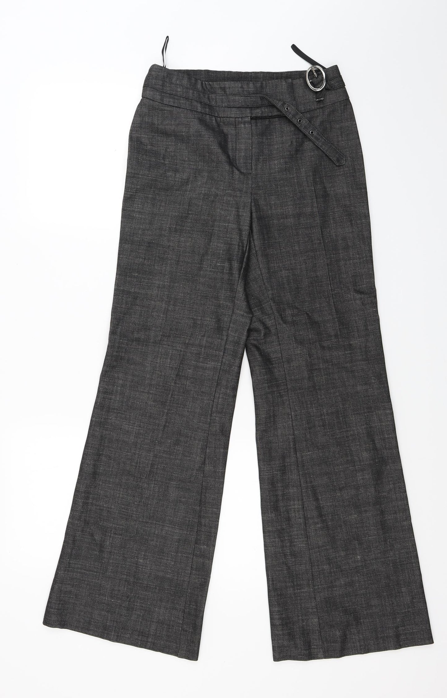 Marks and Spencer Womens Grey   Trousers  Size 8 L27 in