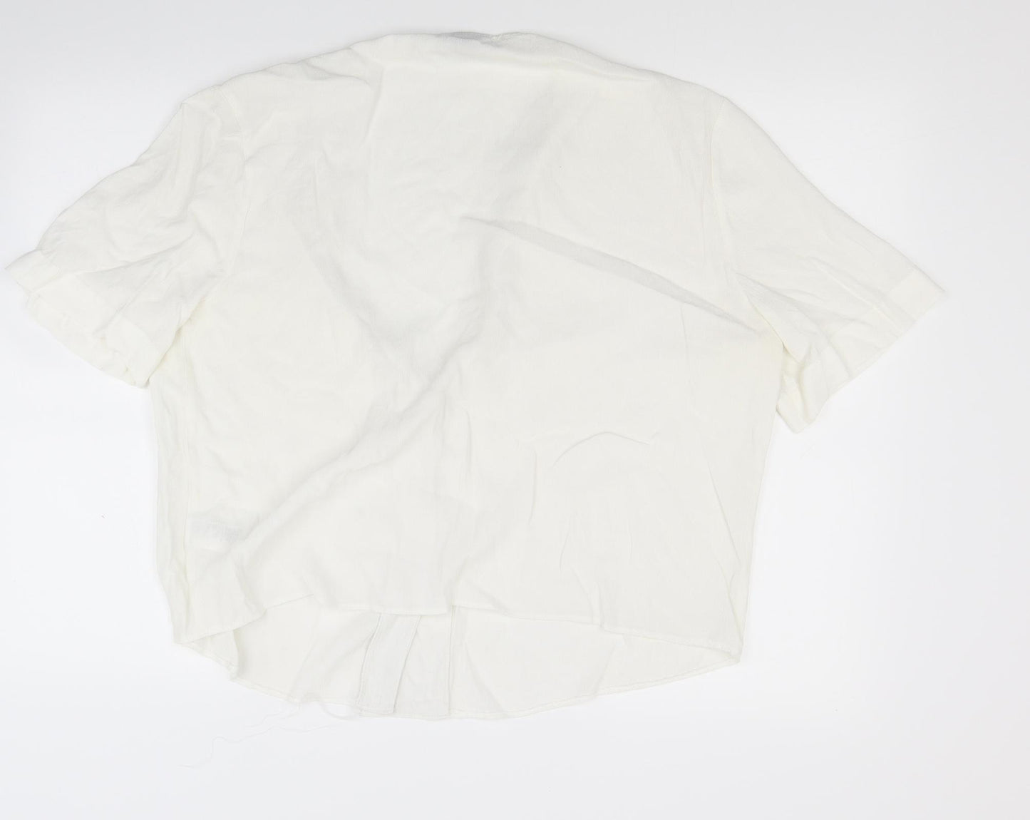 Topshop Womens White   Basic Blouse Size 18