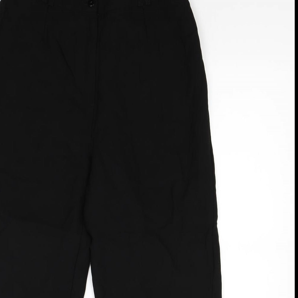 Wallis Womens Black   Trousers  Size 14 L25 in