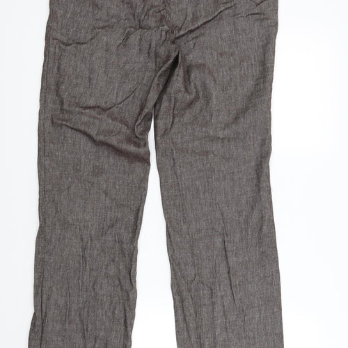 Marks and Spencer Womens Brown   Trousers  Size 12 L29 in