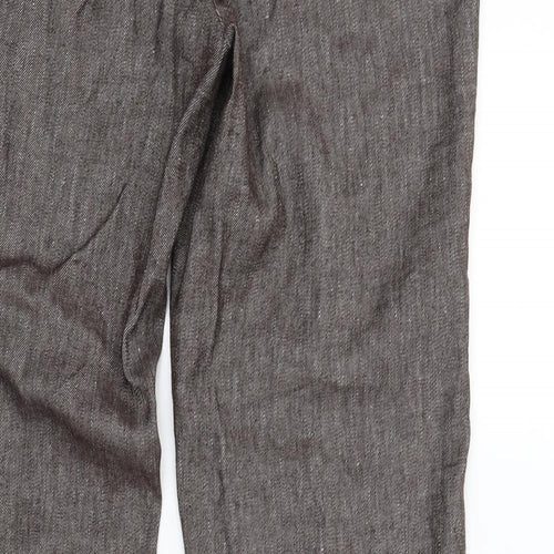 Marks and Spencer Womens Brown   Trousers  Size 12 L29 in