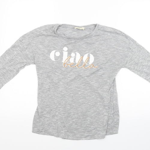 Papaya Womens Grey  Knit Pullover Jumper Size 10  - Ciao Bella