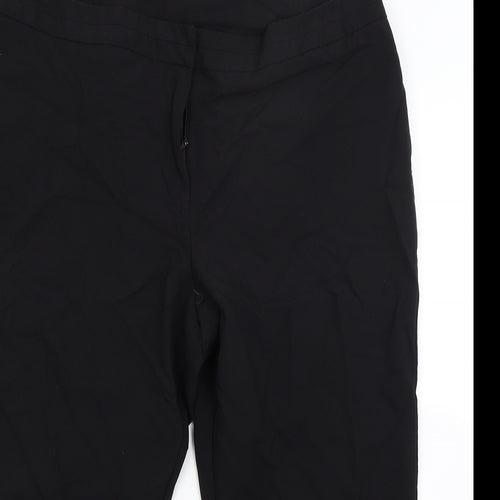 Bonmarché Womens Black   Capri Trousers Size 18 L22 in